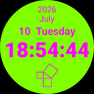 FunnyDigital Wear OS watchface Screenshot 2