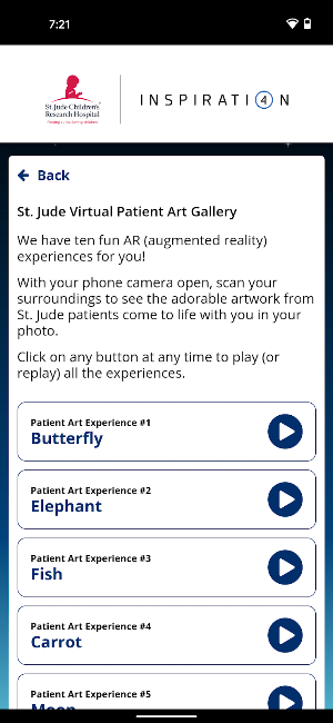 St. Jude Inspiration4 Screenshot 2
