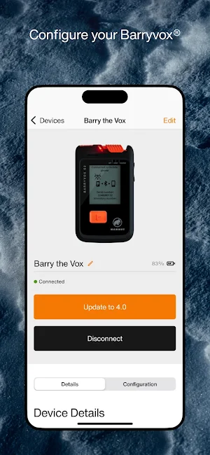 Barryvox® Screenshot 1