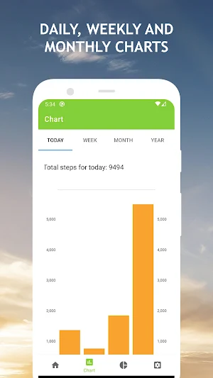 Easy Step Tracker - Pedometer Screenshot 2