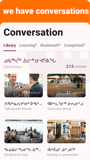 Inuktut - Listening Speaking Screenshot 1