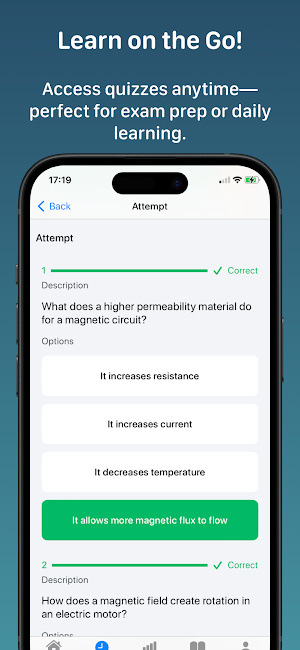 Electric Motors Quiz Screenshot 3