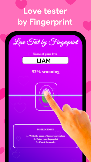 Love Test by Fingerprint Screenshot 0