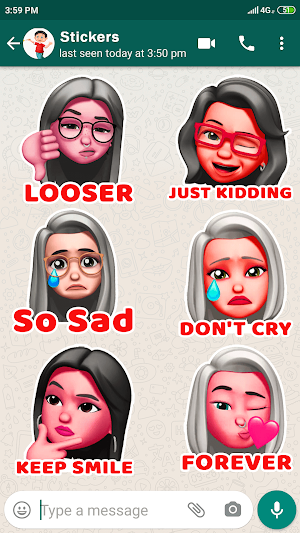 3D Memoji Sticker for Whatsapp Screenshot 0
