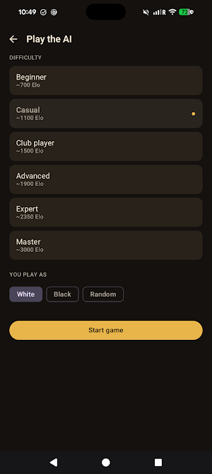 Knightfall: Chess AI Coach Screenshot 2