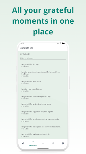 Gratitude Jar Screenshot 2