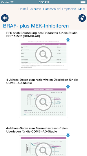 Melanom onkowissen Screenshot 2