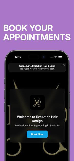Evolution Hair Design Screenshot 1