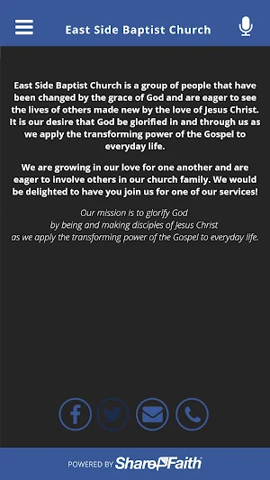 East Side Baptist Church Screenshot 1