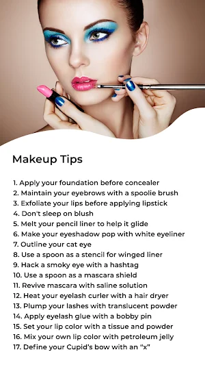 Daily Beauty Makeup Care App Screenshot 1