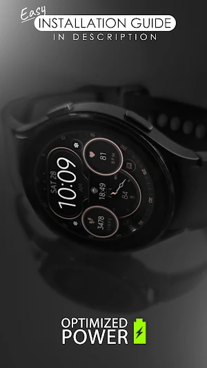 Dream 123 digital watch face Screenshot 1