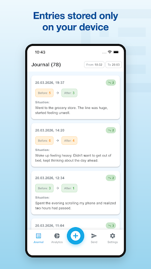 Mentalium: Voice CBT Diary Screenshot 2