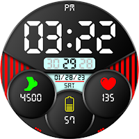 Key018 Digital Watch Face