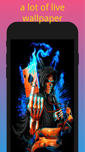 Poker Skull Live Wallpaper Screenshot 1