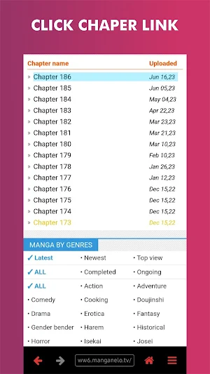 Manganelo -Manga Manhwa Reader Screenshot 3