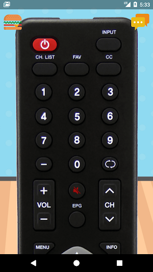 Remote Control For Daewoo TV Screenshot 0