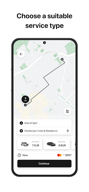 Brko - Croatia Taxi App Screenshot 1