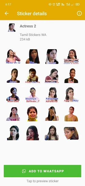 WASticker - Tamil Stickers Screenshot 3