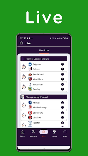 Football Live Scores Screenshot 2
