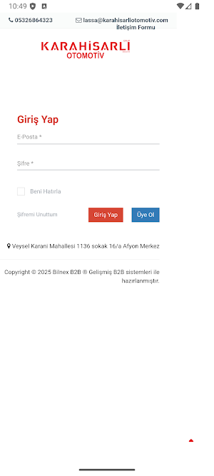 Karahisarlı Otomotiv Screenshot 0