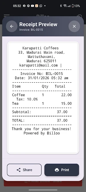 Billoo – Invoice & POS App Screenshot 3