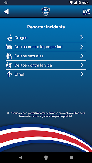 Seguridad Ciudadana CR Screenshot 1