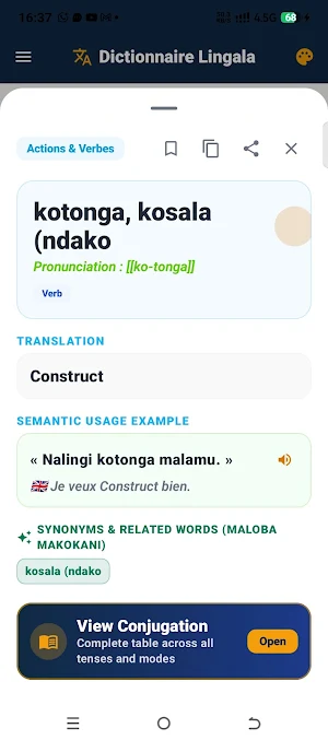 Lingala :Dict & Expression Screenshot 1