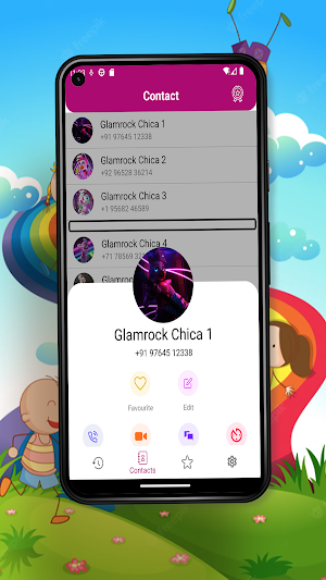 Fake Call From Glamrock Chica Screenshot 1