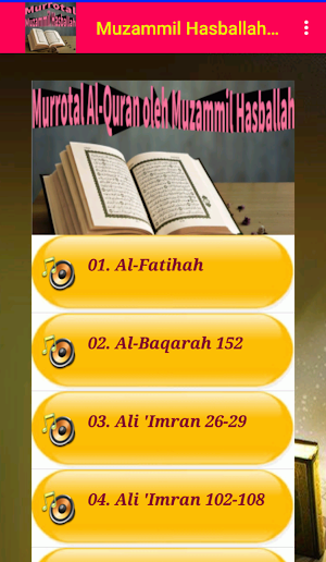 Murrotal Muzammil Hasballah Screenshot 2