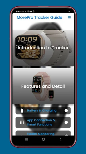 morepro fitness tracker guide Screenshot 0