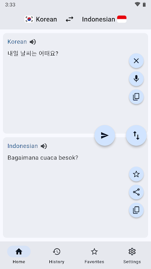 Korean Indonesian Translator Screenshot 0