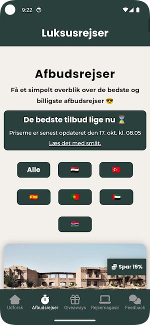 Luksusrejser Screenshot 2