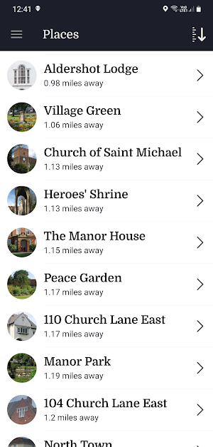 Aldershot Heritage Trails Screenshot 1