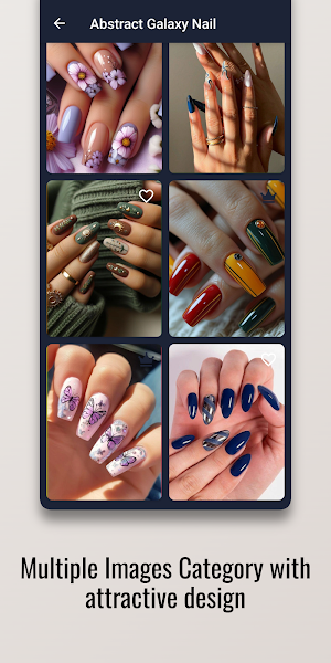 Abstract Galaxy Nail Design Screenshot 1