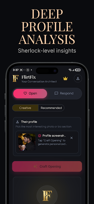 FlirtFix: AI Dating Assistant Screenshot 1