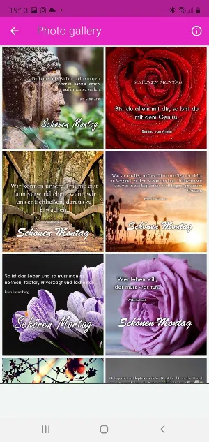 Schönen Montag - Bilder und Phrasen Screenshot 1