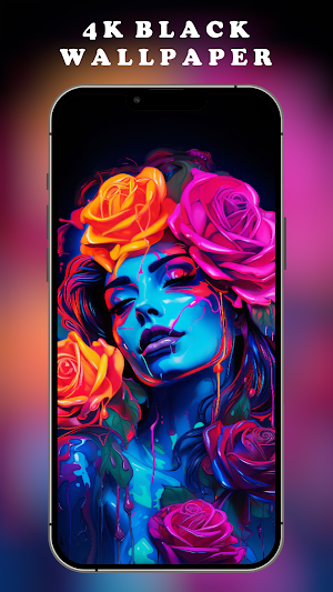 Black Wallpaper HD Background Screenshot 1