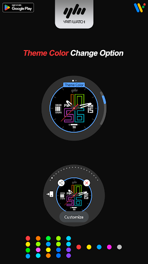 YamWatch Analog 8 L Screenshot 3