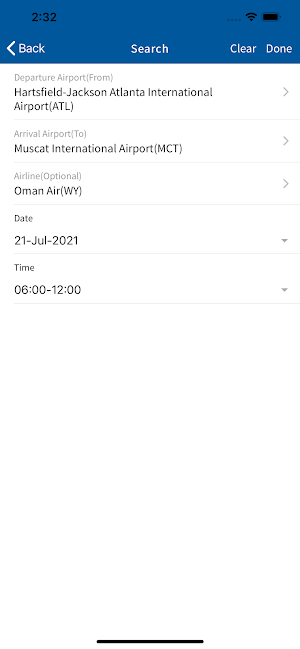 iFlight - Flights Details Screenshot 1