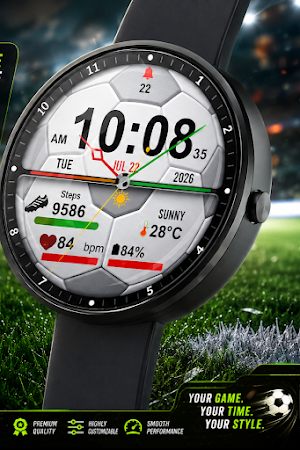 Soccer Face Y26 Watch Face Screenshot 1