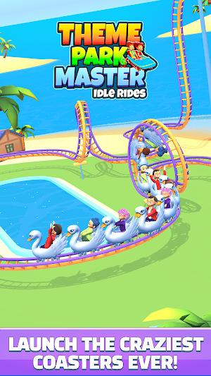 Theme Park Master - Idle Rides Screenshot 1