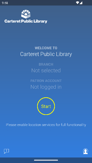 Carteret Library Self-Checkout Screenshot 0