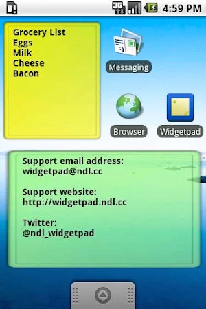 Widgetpad Screenshot 0