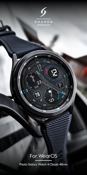 SH004 Watch Face, WearOS watch Screenshot 2