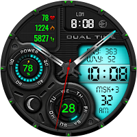 Hybrid MONTRA WS107 Watch face