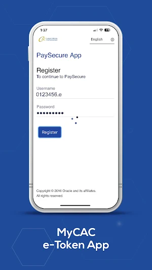 MyCAC e-Token Screenshot 0