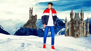 Ice Castle Photo Editor Frame Screenshot 0