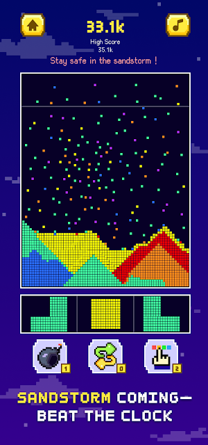 Pixel Quicksand - Blocks Screenshot 2