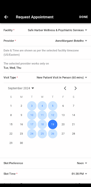 SHW Patient Portal Screenshot 0