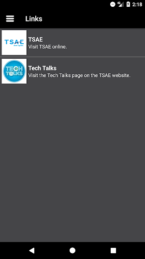 TSAE Mobile Event App Screenshot 3